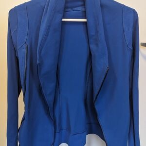 LULULEMON Bhakti Yoga Full Zip Jacket Baroque Blue Royal 4